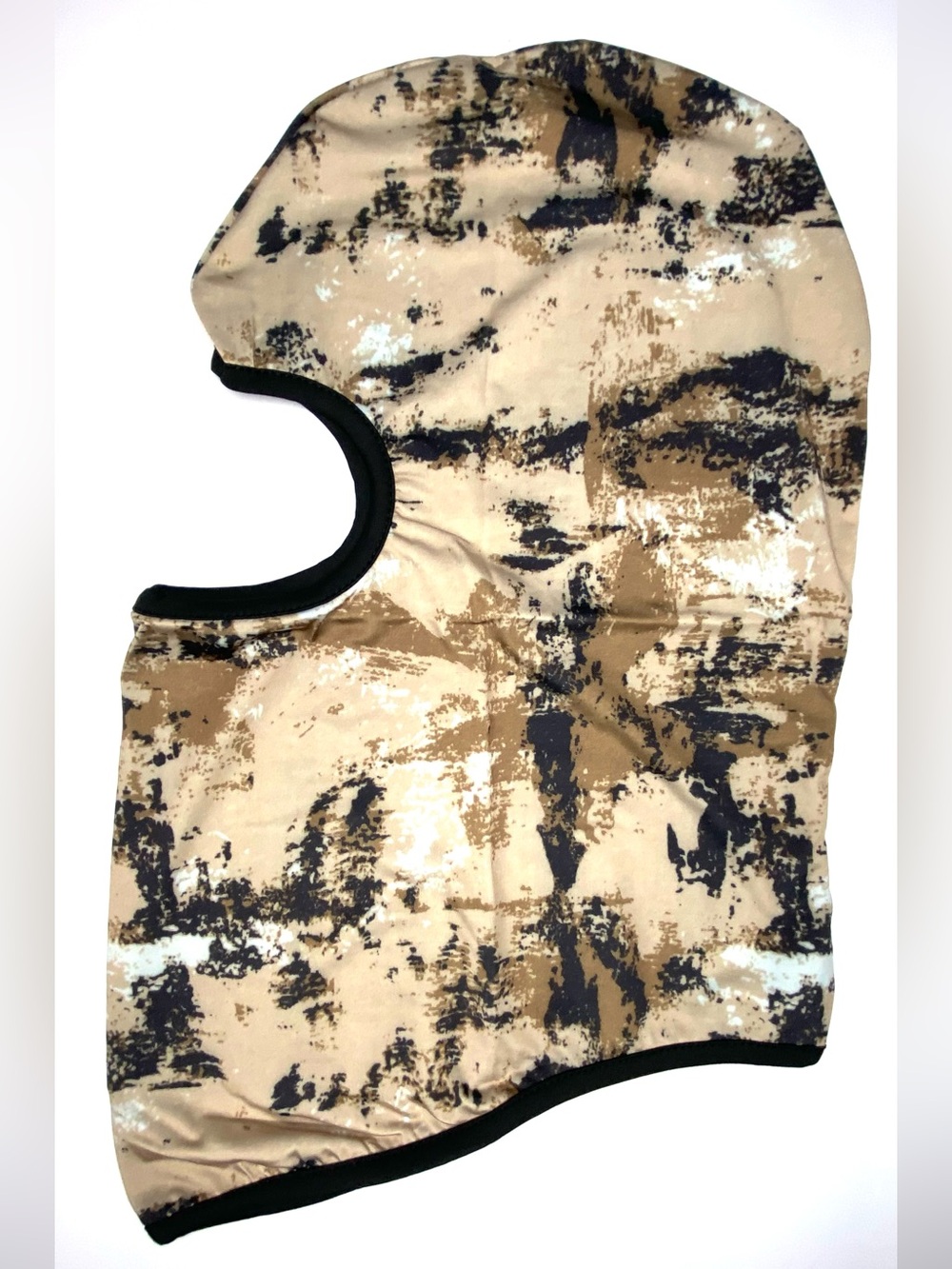 Men's Beige Camo Balaclava Face Mask - Unbranded